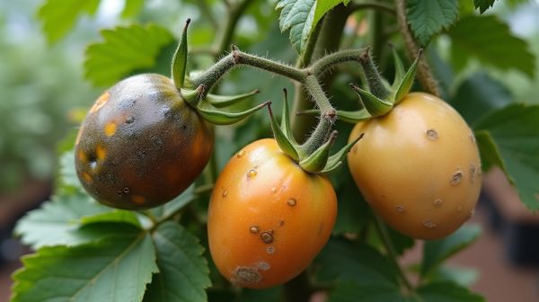 Les dégâts causés par phytophthora infestans sur les tomates et pommes de terre