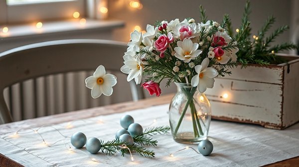 Bouquets de fleurs de noël pas chers pour égayer vos fêtes